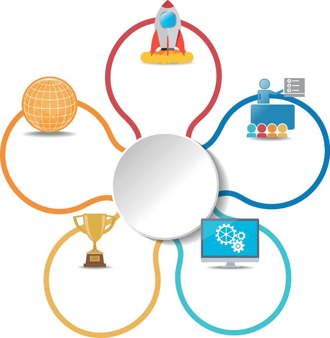 4 Steps Infographic Design Elements for Your Business Vector Illustration 