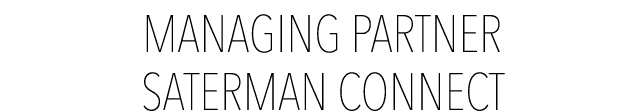Managing Partner Saterman Connect