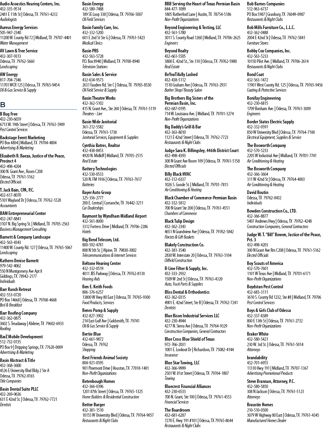 Audio Acoustics Hearing Centers, Inc. 432 335 9514 2481 E 11th St | Odessa, TX 79761 4232 Audiologists Aureus Energy ...