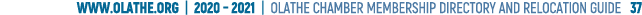 www olathe org   2020   2021   OLATHE CHAMBER MEMBERSHIP DIRECTORY AND RELOCATION GUIDE  37