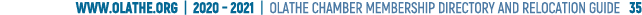 www olathe org   2020   2021   OLATHE CHAMBER MEMBERSHIP DIRECTORY AND RELOCATION GUIDE  35