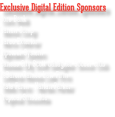Exclusive Digital Edition Sponsors Core Bank Hamm Comp Harco Exterior Hipower System Kansas City Scott Gallagher Socc   