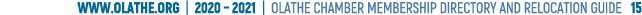 www olathe org   2020   2021   OLATHE CHAMBER MEMBERSHIP DIRECTORY AND RELOCATION GUIDE  15