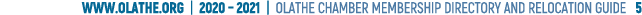www olathe org   2020   2021   OLATHE CHAMBER MEMBERSHIP DIRECTORY AND RELOCATION GUIDE  5