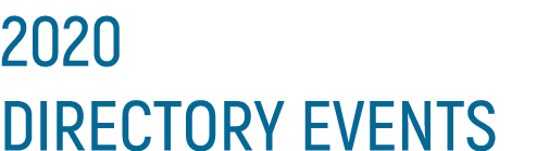 2020 Directory Events