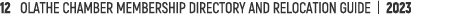 12 OLATHE CHAMBER MEMBERSHIP DIRECTORY AND RELOCATION GUIDE | 2023