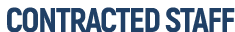 Contracted staff