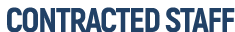 Contracted staff