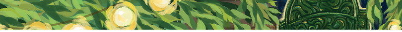 A green plant with yellow fruits. Description generated by AI