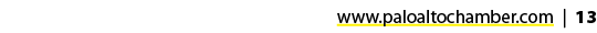 www.paloaltochamber.com | 13