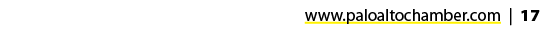 www.paloaltochamber.com | 17
