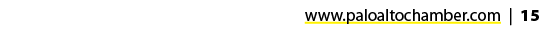 www.paloaltochamber.com | 15