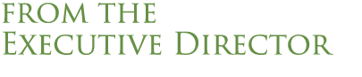 from the Executive Director 