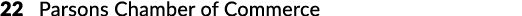 22 Parsons Chamber of Commerce