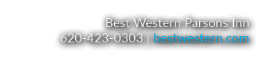 Best Western Parsons Inn 620 423 0303 | bestwestern.com