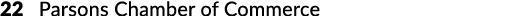 22 Parsons Chamber of Commerce