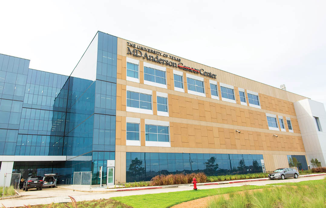Kent Postma, Dr. Richard Ehlers and LaCrista Edwards speak at the Mandatory Orientation for the new MD Anderson League City Campus August 29, 2018,