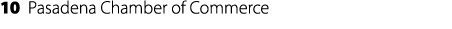 10 Pasadena Chamber of Commerce