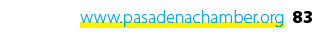 www.pasadenachamber.org 83