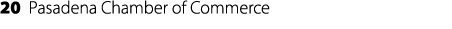 20 Pasadena Chamber of Commerce