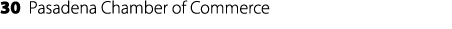 30 Pasadena Chamber of Commerce