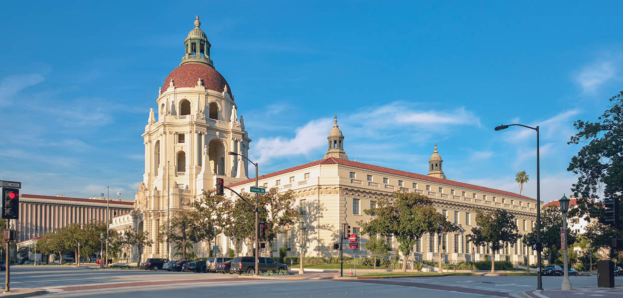 Pasadena city hall in California, USA
