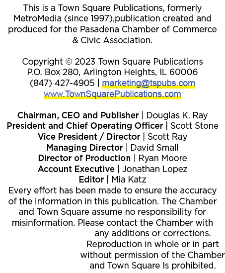 This is a Town Square Publications, formerly MetroMedia (since 1997),publication created and produced for the Pasaden...