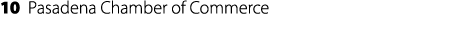 10 Pasadena Chamber of Commerce