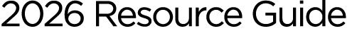 2026 Resource Guide