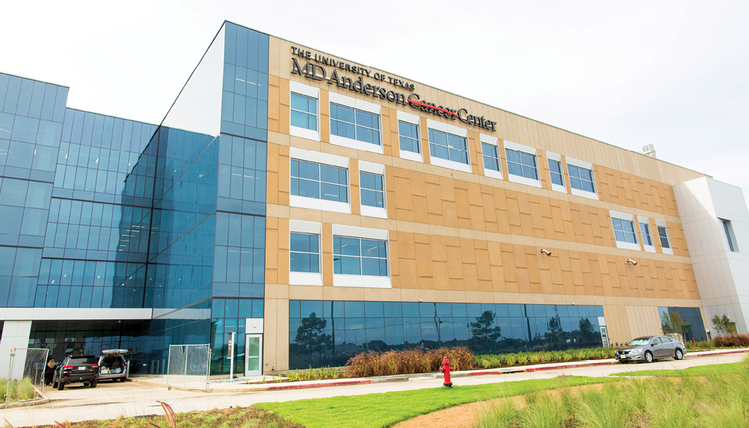 Kent Postma, Dr. Richard Ehlers and LaCrista Edwards speak at the Mandatory Orientation for the new MD Anderson League City Campus August 29, 2018,