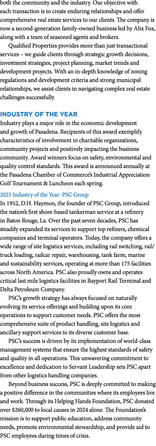 both the community and the industry. Our objective with each transaction is to create enduring relationships and offe...