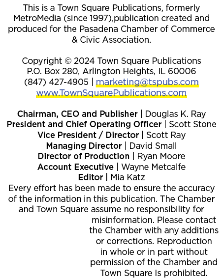 This is a Town Square Publications, formerly MetroMedia (since 1997),publication created and produced for the Pasaden...