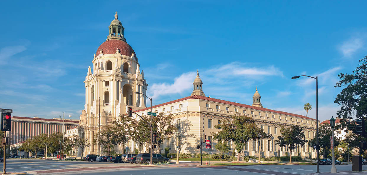 Pasadena city hall in California, USA