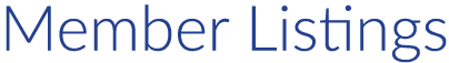 Member Listings