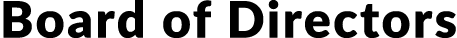 Board of Directors 