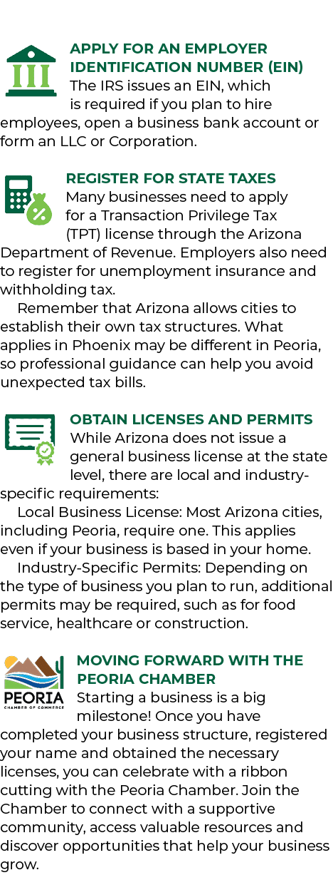 ￼Apply for an Employer Identification Number (EIN) The IRS issues an EIN, which is required if you plan to hire emplo...