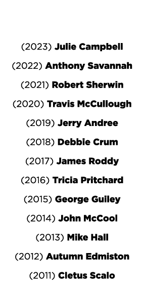 PRESTIGIOUS BUSINESS LEADER Award (2023) Julie Campbell (2022) Anthony Savannah (2021) Robert Sherwin (2020) Travis M...