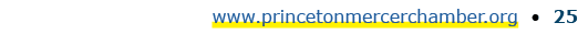 www.princetonmercerchamber.org • 25