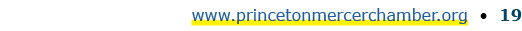 www.princetonmercerchamber.org • 19