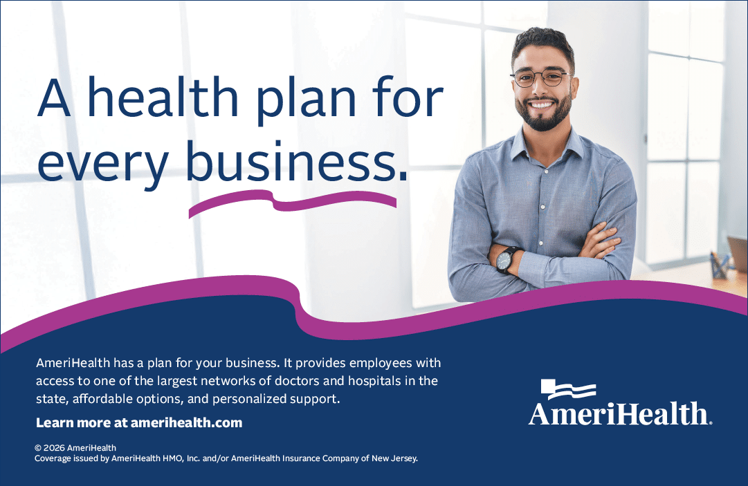 A white and black sign that says “American Health New Jersey CO Altimira 7 x 4.5". Description generated by AI