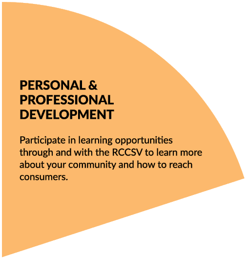 PERSONAL & PROFESSIONAL DEVELOPMENT Participate in learning opportunities through and with the RCCSV to learn more ab...