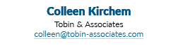 Colleen Kirchem Tobin & Associates colleen tobin-associates com