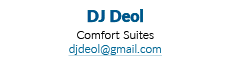 DJ Deol Comfort Suites djdeol gmail com