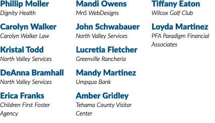 Phillip Moller Dignity Health Carolyn Walker Carolyn Walker Law Kristal Todd North Valley Services DeAnna Bramhall No   