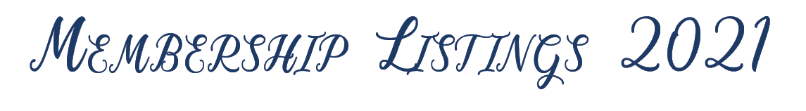 Membership Listings 2021