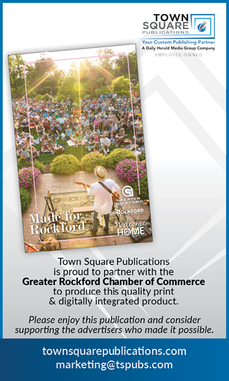 A flyer for Town Square Publications. Description generated by AI