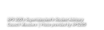 RPS 205’s Superintendent’s Student Advisory Council Members | Photo provided by RPS205