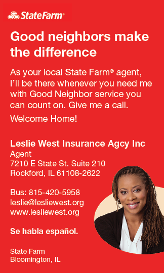 State Farm Insurance Leslie West Agency 2.25 x 3.75. AI generated content