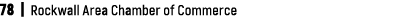 78 | Rockwall Area Chamber of Commerce