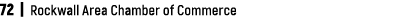 72 | Rockwall Area Chamber of Commerce